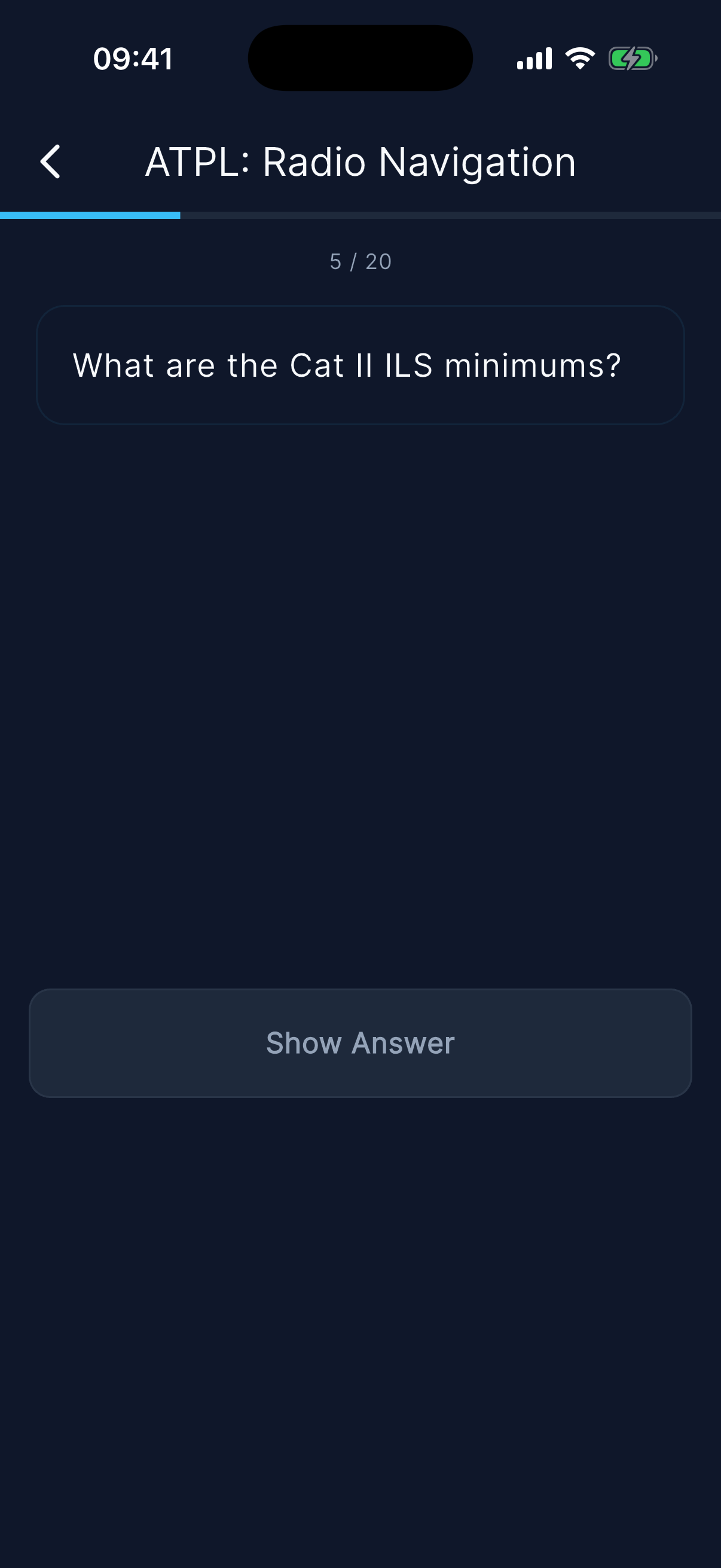 ATPL Radio Navigation flashcard question